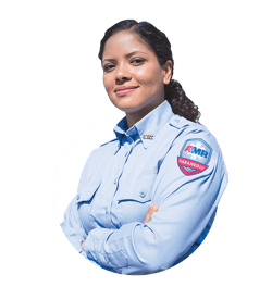 An AMR employee